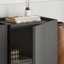 Nordure Soporte para TV Antracita y Negro